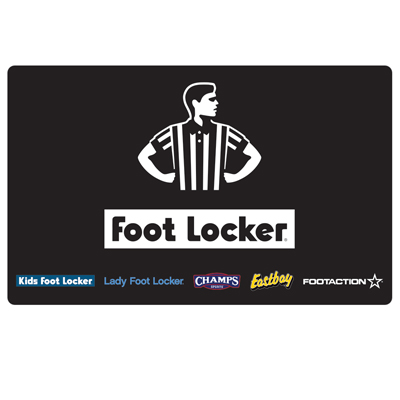 FOOT LOCKER<sup>&reg;</sup> $25 Gift Card - Get in gear with athletic apparel, accessories, and fan gear for the entire family.
