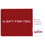 MARRIOTT<sup>®</sup> $100 Gift Card 
